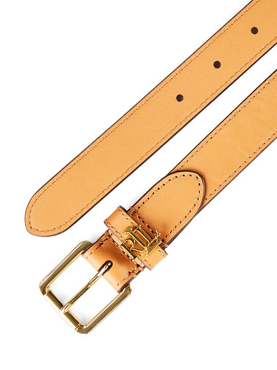 Lauren Ralph Lauren Logo Pásek Kůže