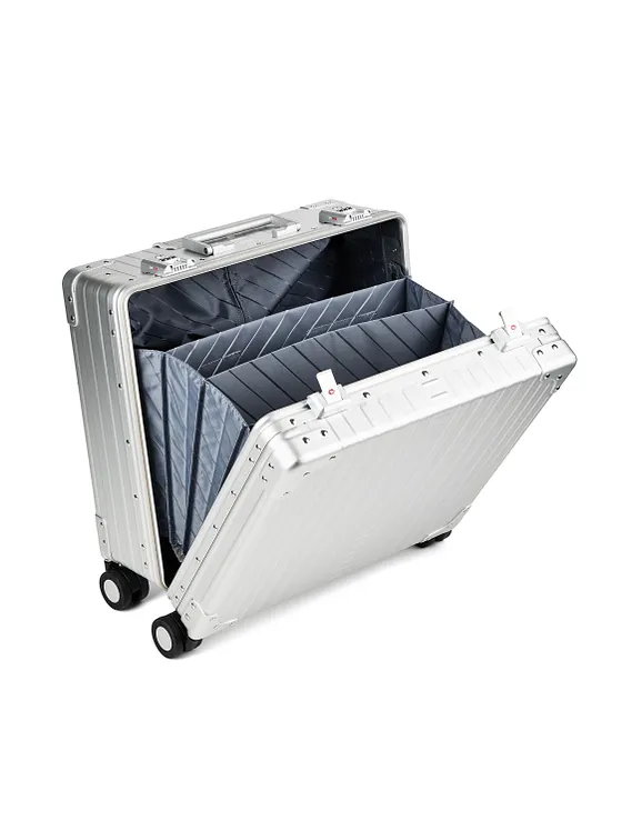 Aleon Deluxe-businessväska med 4-hjulig konstruktion i Aluminium, 45 cm Aleon Deluxe-businessväska med 4-hjulig konstruktion i Aluminium, 45 cm