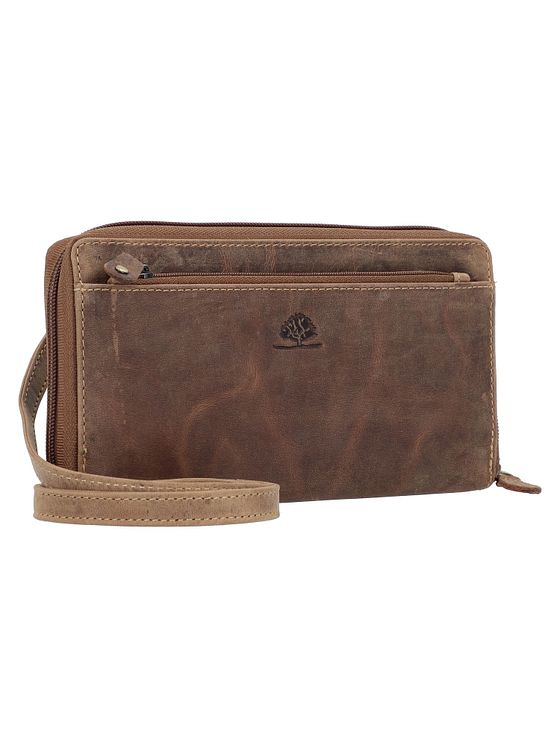 Greenburry Vintage Clutch pung RFID-beskyttelse Læder 21 cm