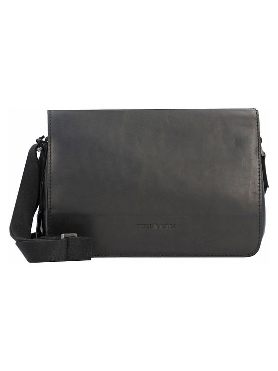 Greenburry Pure Black Skuldertaske Læder 25 cm Greenburry Pure Black Skuldertaske Læder 25 cm