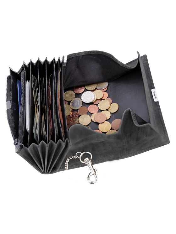 Alassio Tjenerpung i læder 18,5 cm