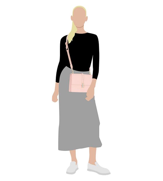 Seidenfelt Lilla Ro Skuldertaske 28 cm