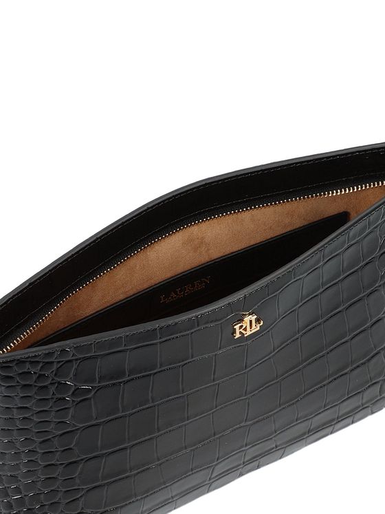 Lauren Ralph Lauren Top Clutch taske Læder 28 cm