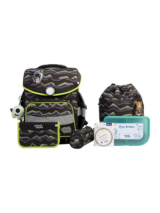 School-Mood Timeless Pro Skoleransel-sæt 7-delt