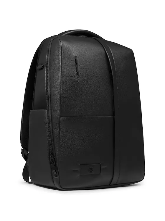 Piquadro Russell Mochila de negocios Bloqueo RFID Piel natural 42 cm Compartimento para el portátil