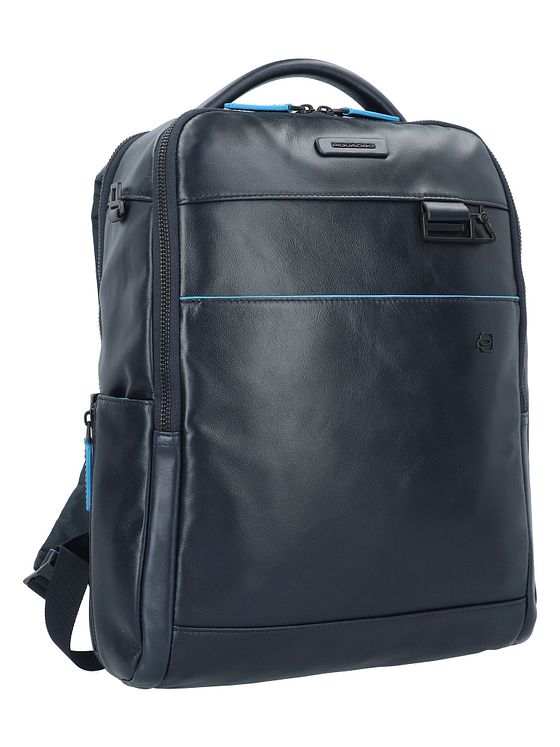 Piquadro Blue Square Revamp Forretningsrygsæk Læder 37 cm Laptoprum