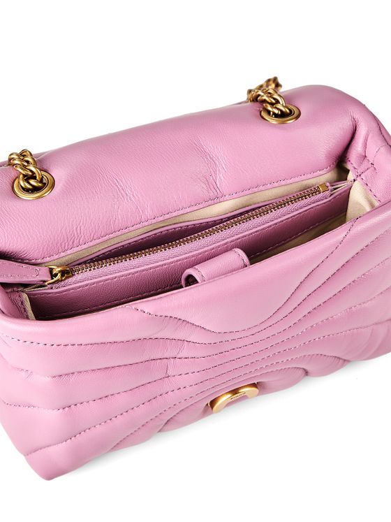 PINKO Love Puff Skuldertaske Læder 23 cm PINKO Love Puff Skuldertaske Læder 23 cm