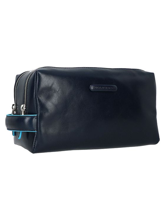 Piquadro Blue Square Toilettaske Læder 25 cm