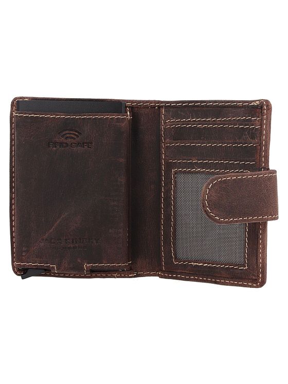 Jack Kinsky Baltimore Kreditkortetui RFID-beskyttelse Læder 11 cm