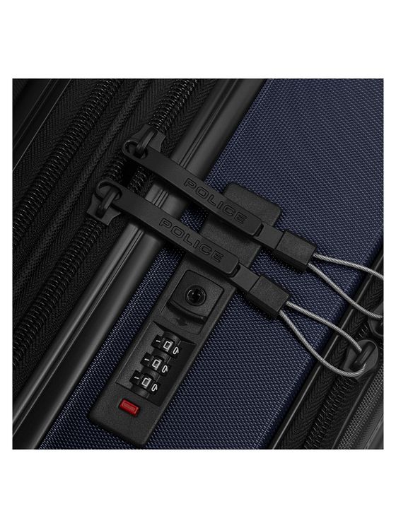 Police London 4 hjul Kabinetrolley 55 cm Laptoprum med strækfold
