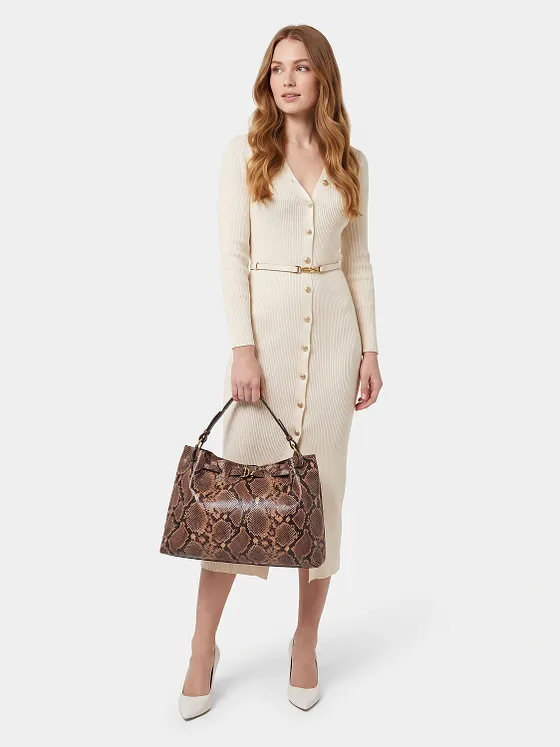 Gianni Chiarini Mimi Skuldertaske Læder 43 cm Gianni Chiarini Mimi Skuldertaske Læder 43 cm
