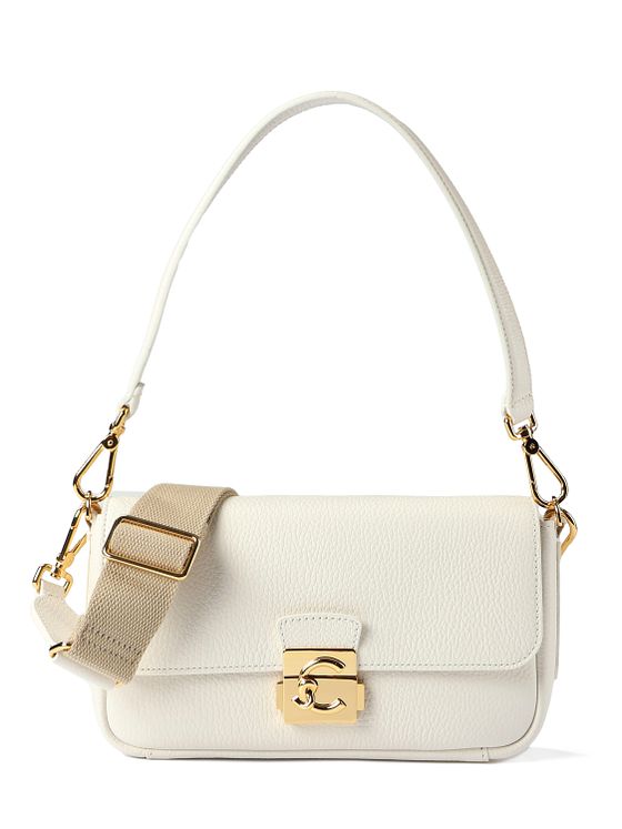 Coccinelle C-Me Lock Skuldertaske Læder 24 cm