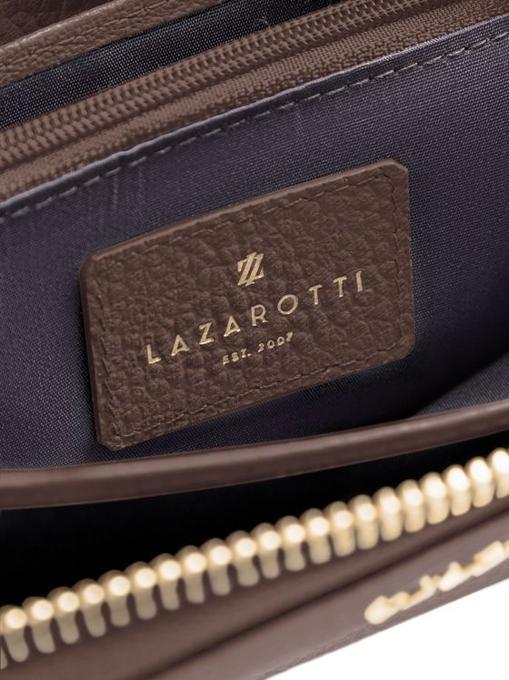 Lazarotti Bologna Leather XL Peněženka na zip Kožená 19 cm