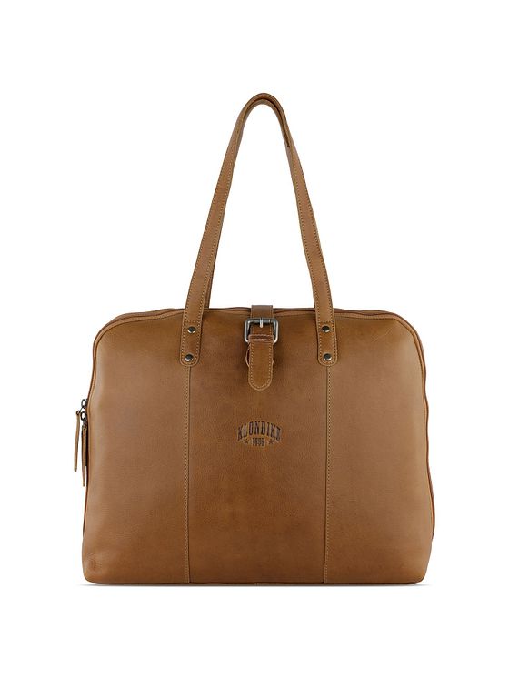 KLONDIKE 1896 Gold Charles Aktovka Kůže 37 cm Kapsa na notebook