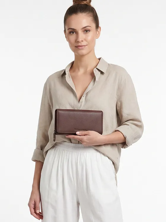 The Chesterfield Brand Valetta Cartera Bloqueo RFID Piel natural 18 cm The Chesterfield Brand Valetta Cartera Bloqueo RFID Piel natural 18 cm