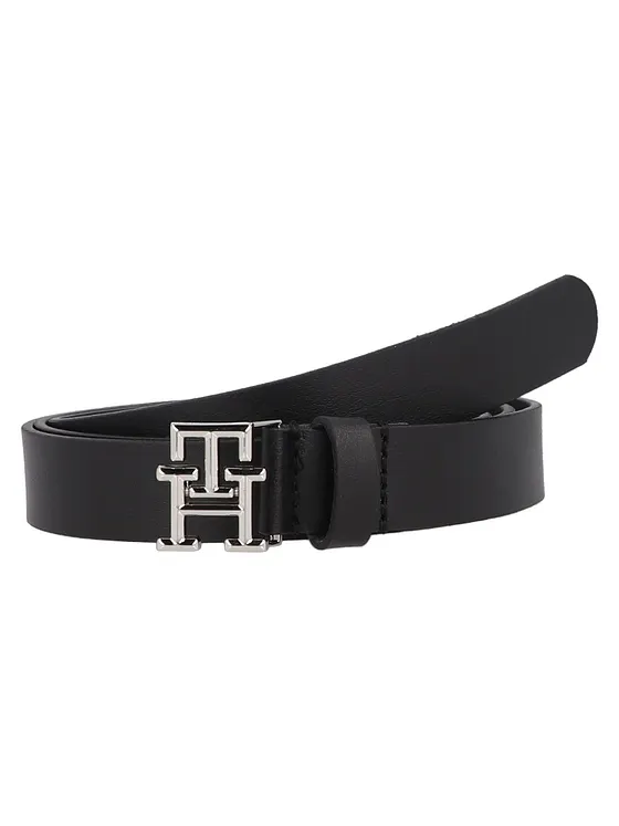 Tommy Hilfiger TH Logo Bälte Läder Tommy Hilfiger TH Logo Bälte Läder