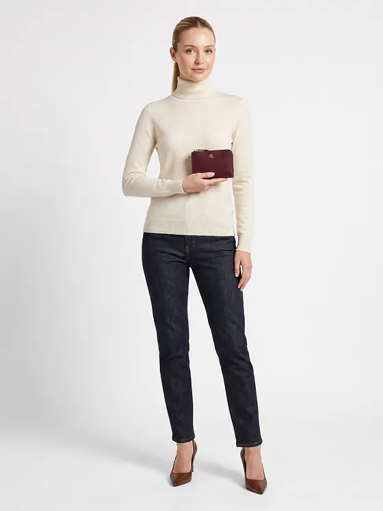 Lauren Ralph Lauren Plånbok Läder 12 cm Lauren Ralph Lauren Plånbok Läder 12 cm