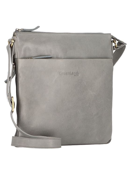 Greenland Nature Nature-skuldertaske i læder 28 cm