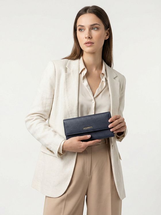 Lazarotti Bologna Leather Peněženka Kůže 19 cm