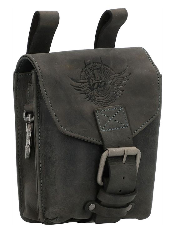 Greenburry Vintage bæltetaske i læder 15 cm