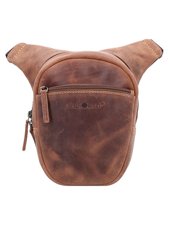 Greenburry Vintage biker bæltetaske læder 20 cm