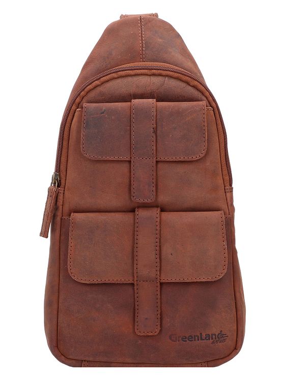 Greenland Nature Montenegro skuldertaske i læder 36 cm