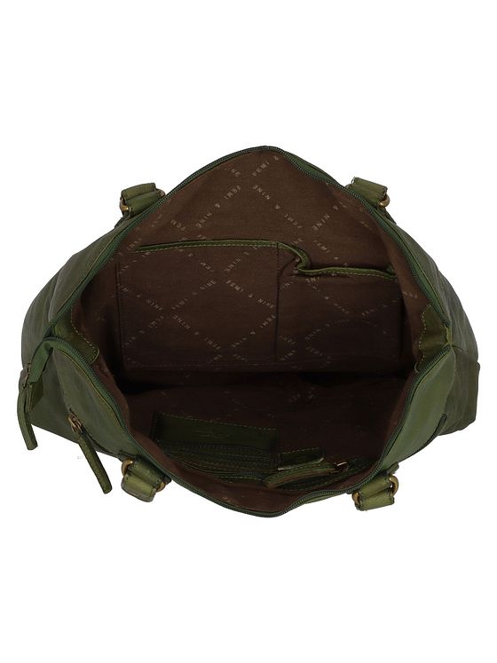 Greenland Nature Femi & Nine-skuldertaske i læder 35 cm