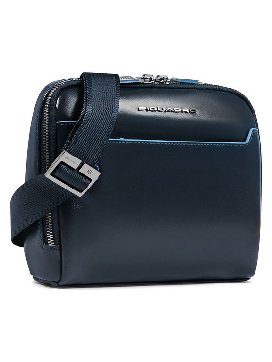 Piquadro Blue Square Taška přes rameno Kůže 21 cm