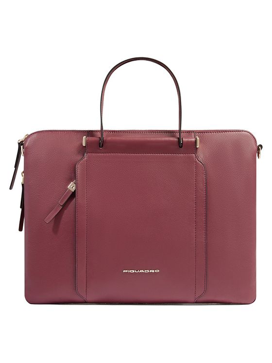 Piquadro Circle dokumentmappe i læder 43 cm rum til bærbar computer Piquadro Circle dokumentmappe i læder 43 cm rum til bærbar computer