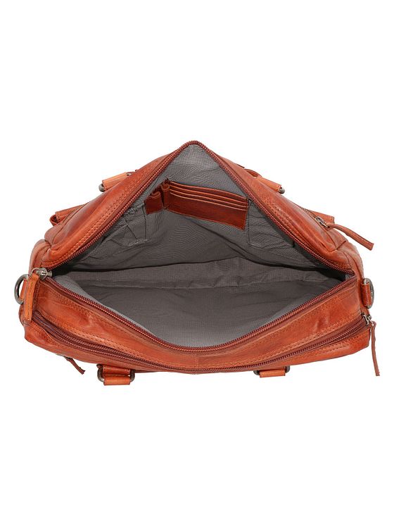 Spikes & Sparrow Dokumentmappe i læder med 41 cm rum til bærbar computer