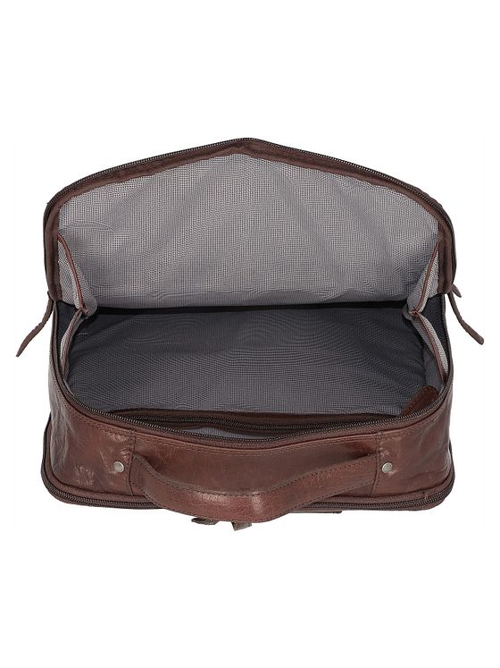 Spikes & Sparrow Bronco batoh kožený 40 cm přihrádka na notebook