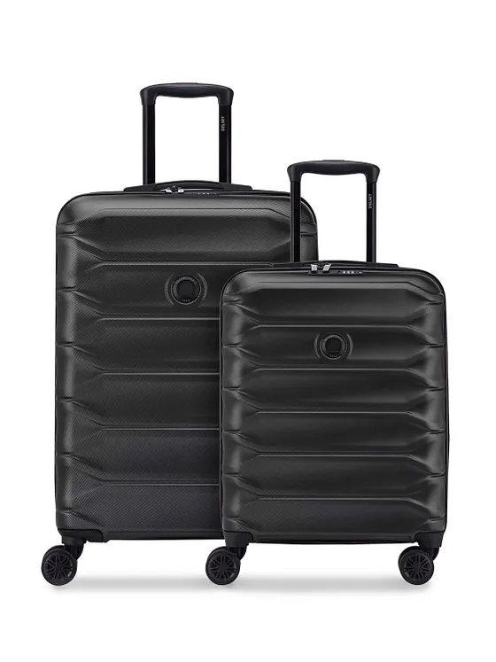 Delsey Paris Meteor 4-pyöräinen matkalaukkusetti S+M, laajennettava välitasku Delsey Paris Meteor 4-pyöräinen matkalaukkusetti S+M, laajennettava välitasku