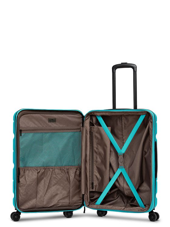 Franky Munich 4.0 4-hjulet kuffertsæt, 3-delt med stretchfoldning