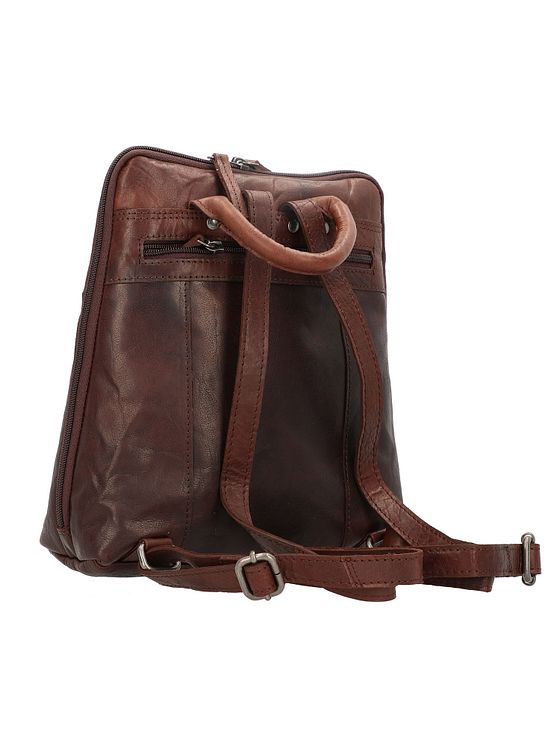 Spikes & Sparrow City-rygsæk i læder 27 cm