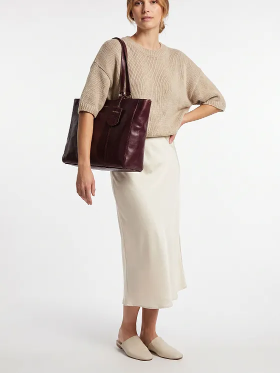 Burkely Fine Florence Bolsa de compras Piel natural 36 cm Compartimento para el portátil Burkely Fine Florence Bolsa de compras Piel natural 36 cm Compartimento para el portátil