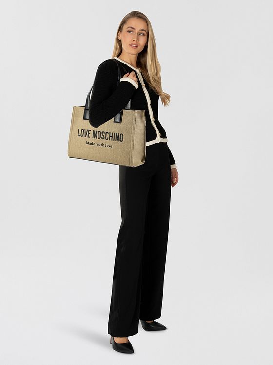Love Moschino Cargo Canvas Nákupní taška 35 cm