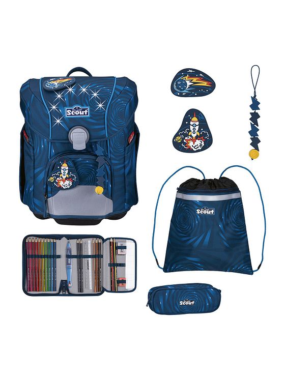 Scout Micro Skoleransel-sæt 5-delt