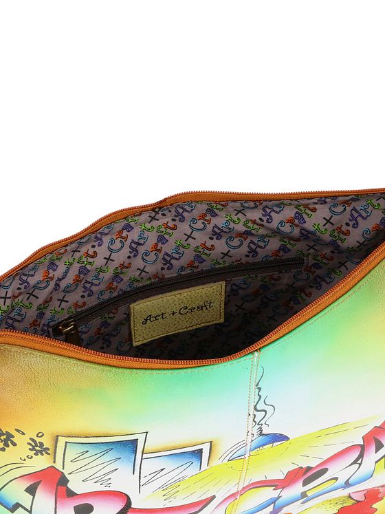 Greenland Nature Art+Craft skuldertaske i læder 34 cm