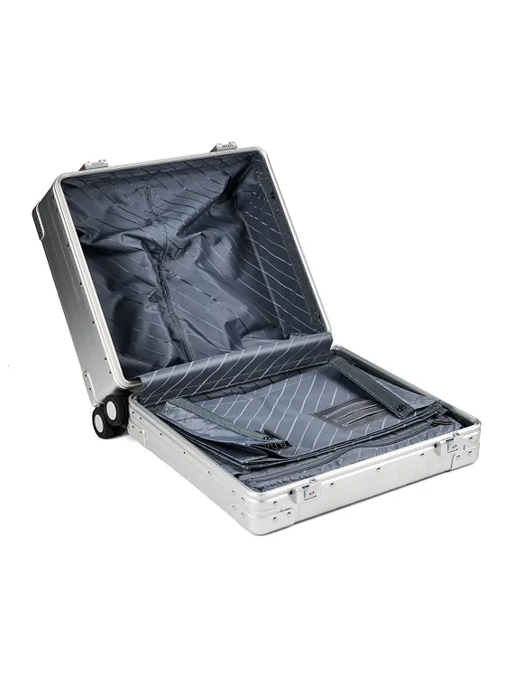 Aleon Deluxe-businessväska med 4-hjulig konstruktion i Aluminium, 45 cm Aleon Deluxe-businessväska med 4-hjulig konstruktion i Aluminium, 45 cm