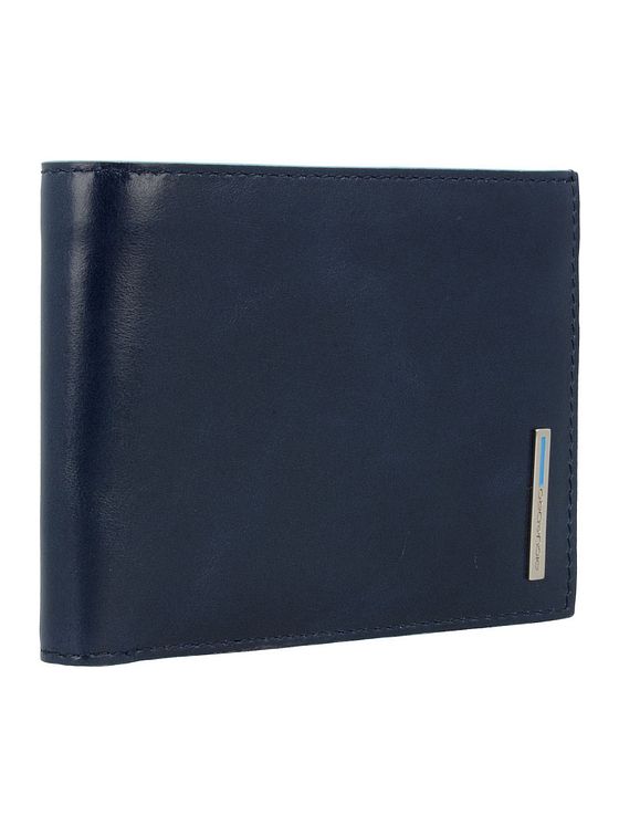 Piquadro Blå firkantet kreditkortholder i læder 12,5 cm Piquadro Blå firkantet kreditkortholder i læder 12,5 cm