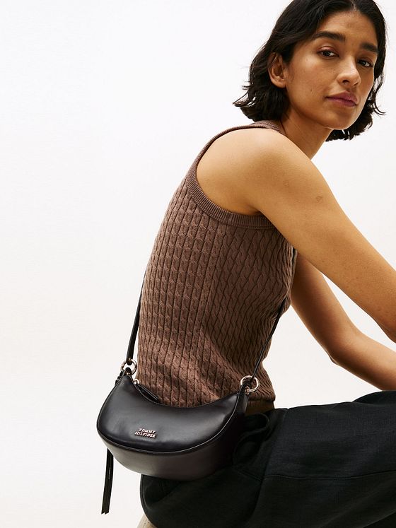 Tommy Hilfiger Moon Skuldertaske Læder 19 cm