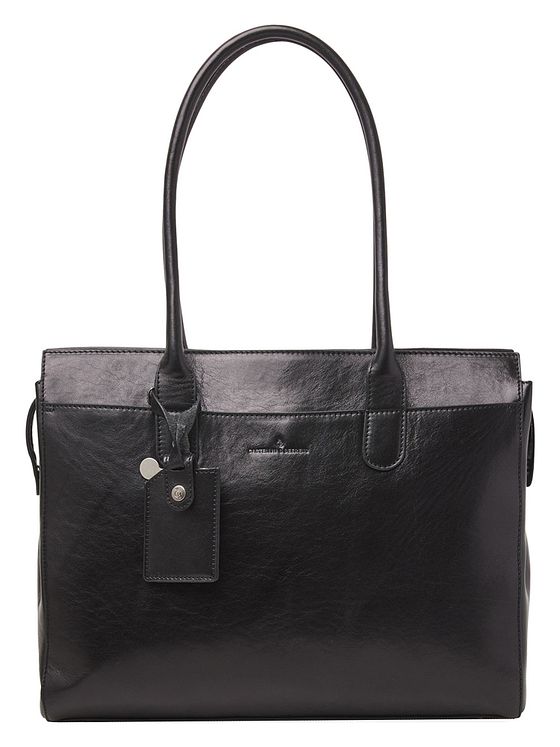 Castelijn & Beerens Ellen skuldertaske læder 40 cm rum til bærbar computer