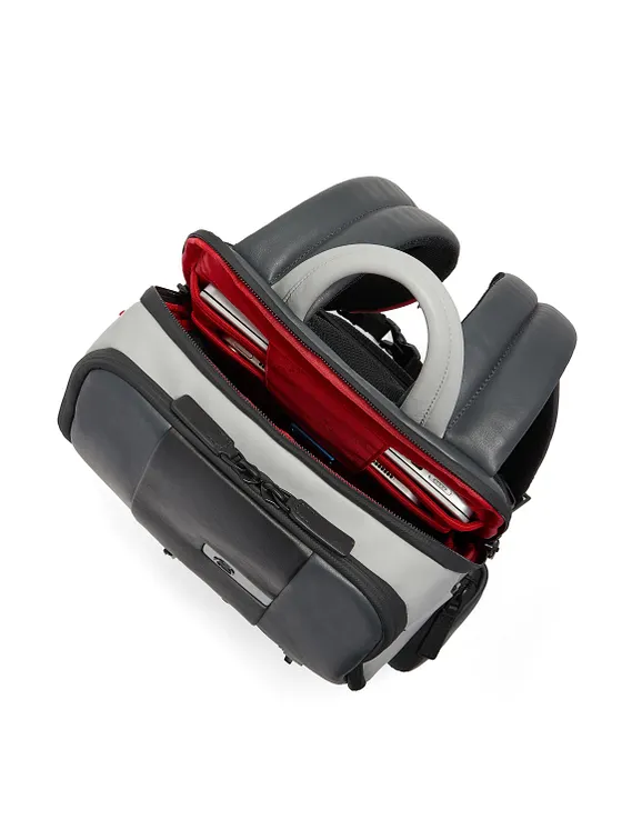 Piquadro Urban Daypack RFID-beskyttelse Læder 46 cm Laptoprum