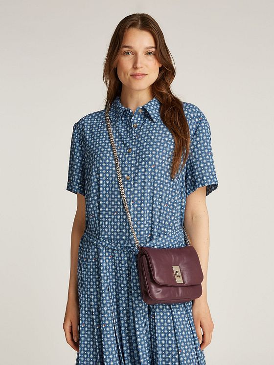 Tommy Hilfiger Soft Leather Mini Bag skuldertaske Læder 18 cm