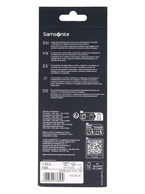 Samsonite TA Revolution Kuffertlås 1 cm