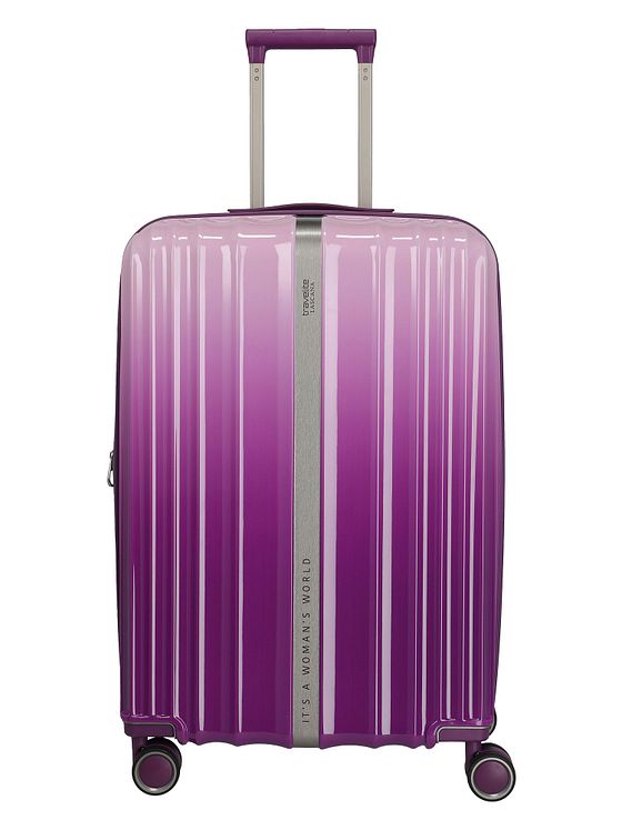 Travelite Lascana Edition 4 rullar Trolley M 65 cm med töjbar kant