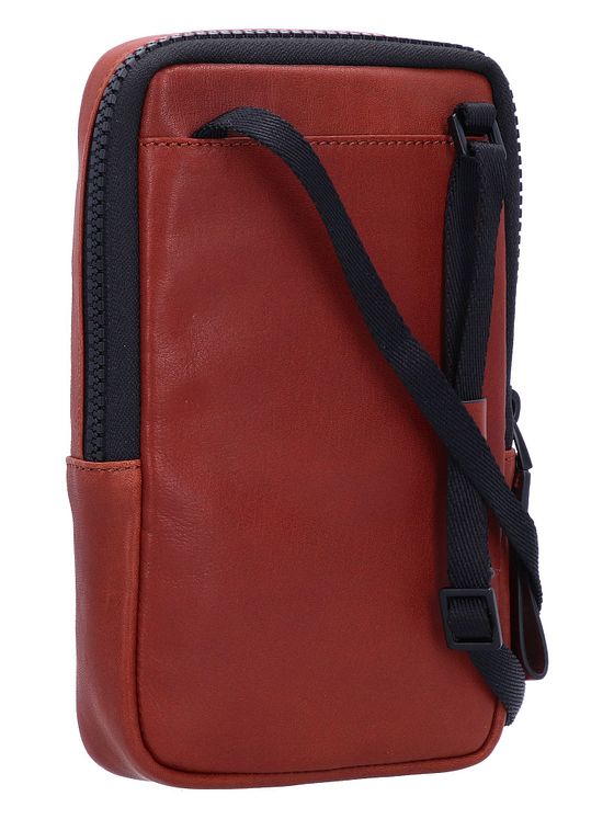 Piquadro Harper mobiltelefontaske i læder 12 cm