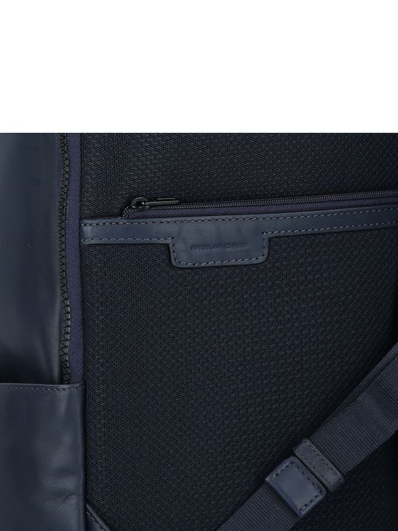 Piquadro Zaino Daypack Læder 34 cm Laptoprum
