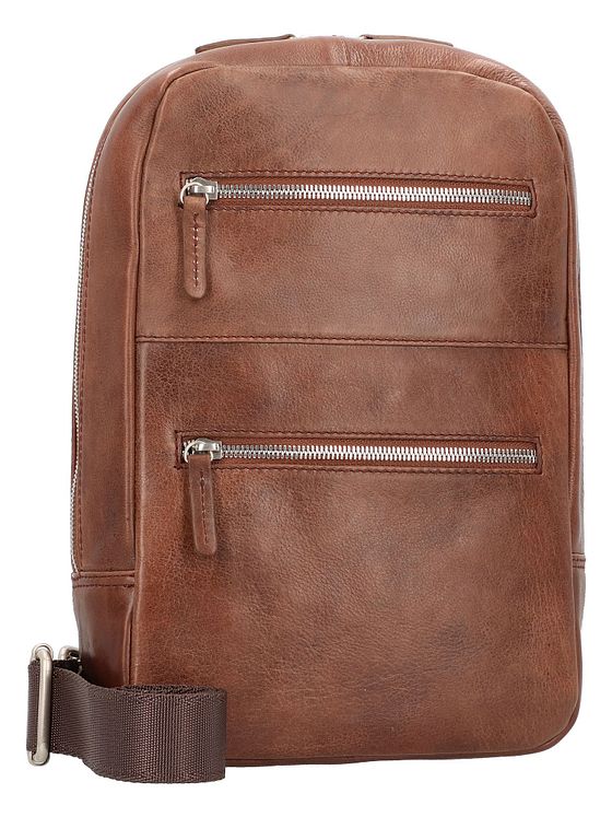 Leonhard Heyden Amsterdam skuldertaske i læder 30 cm