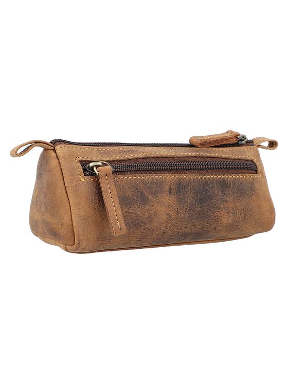 Greenburry Vintage penalhus i læder 19 cm